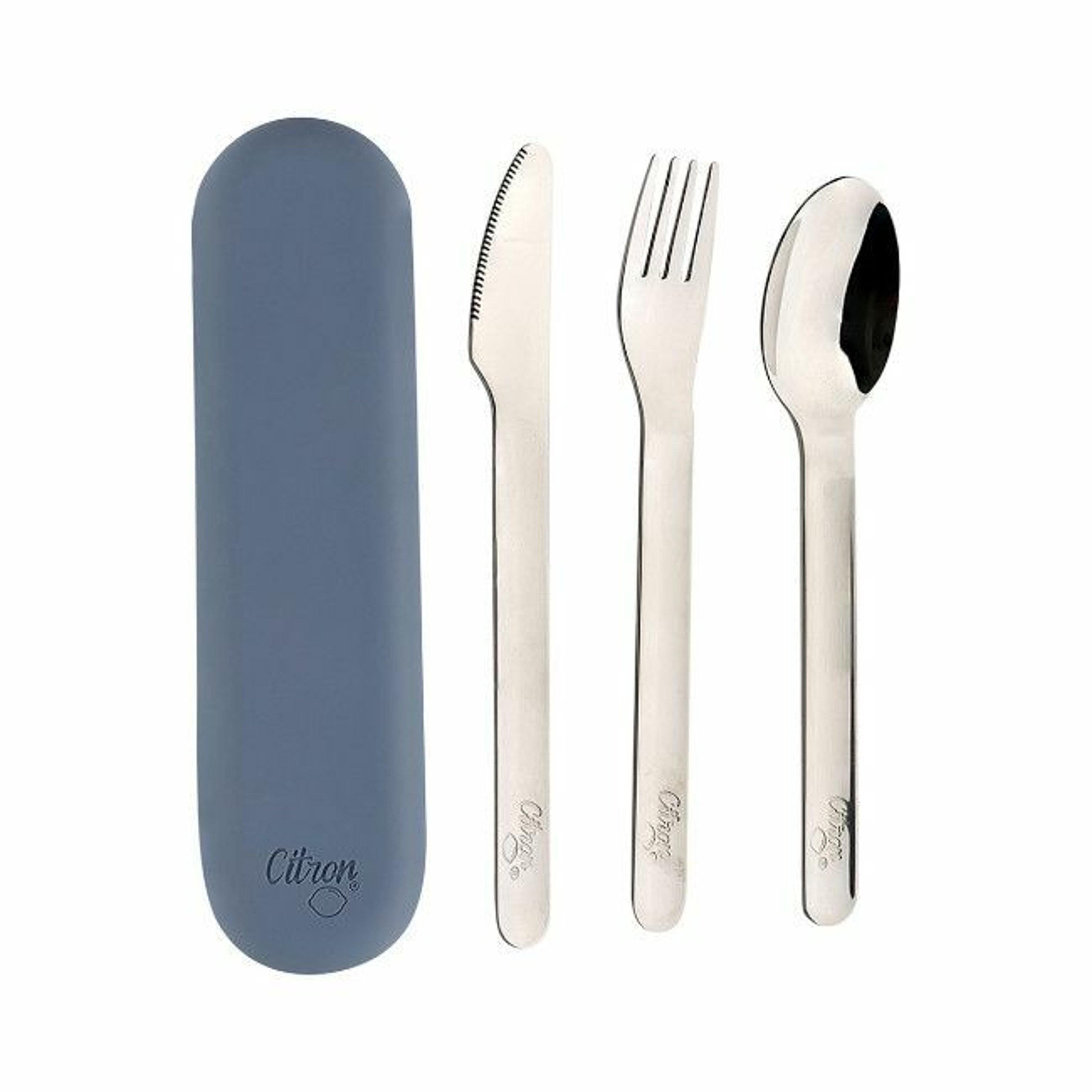 Citron Cutlery Set with Case Dark Blue 4407382