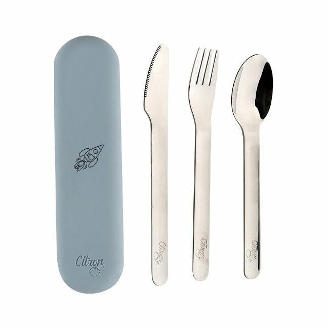 Citron Cutlery Set with Case Spaceship Dusty 4407380