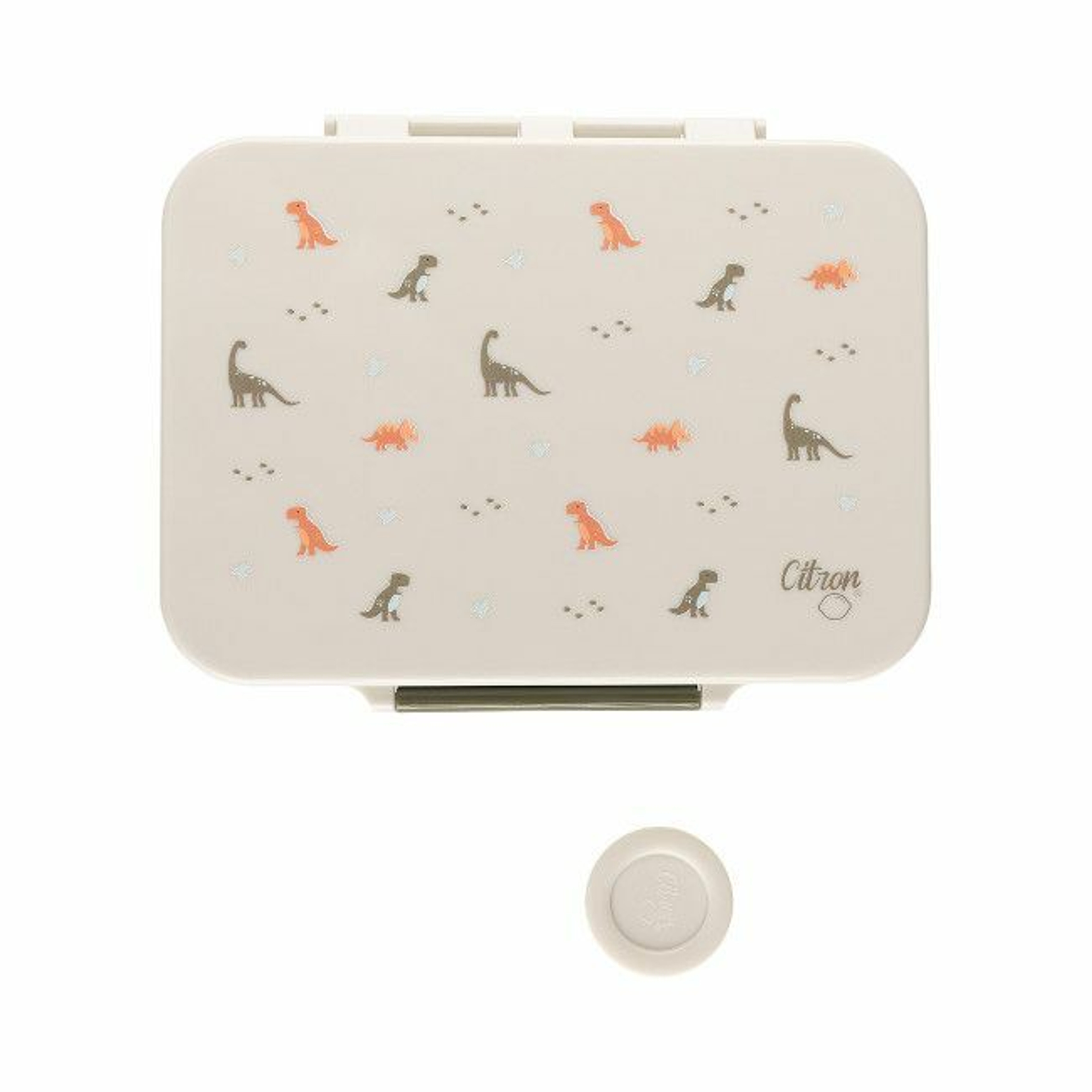 Citron Lancheira Média com Divisórias Dino Green 4419620