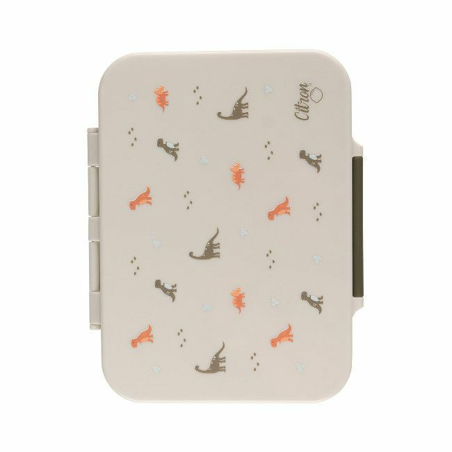 Citron Lancheira Média com Divisórias Dino Green 4419620