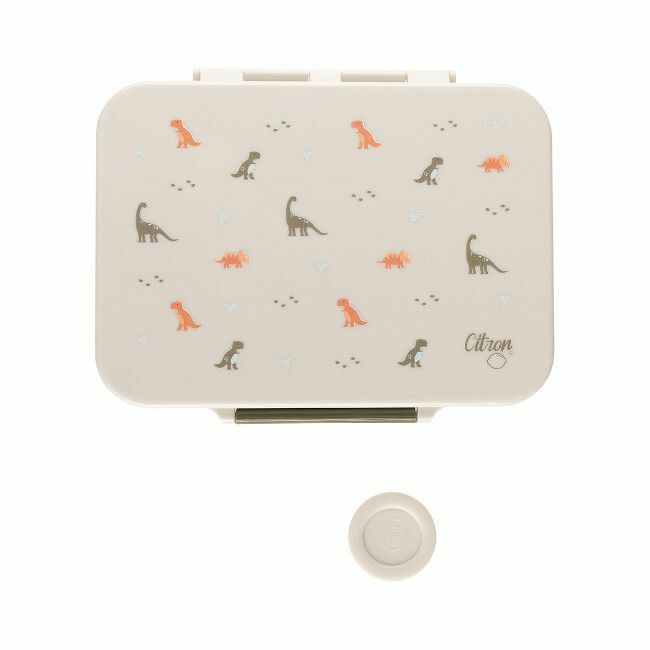 Citron Lancheira Média com Divisórias Dino Green 4419620