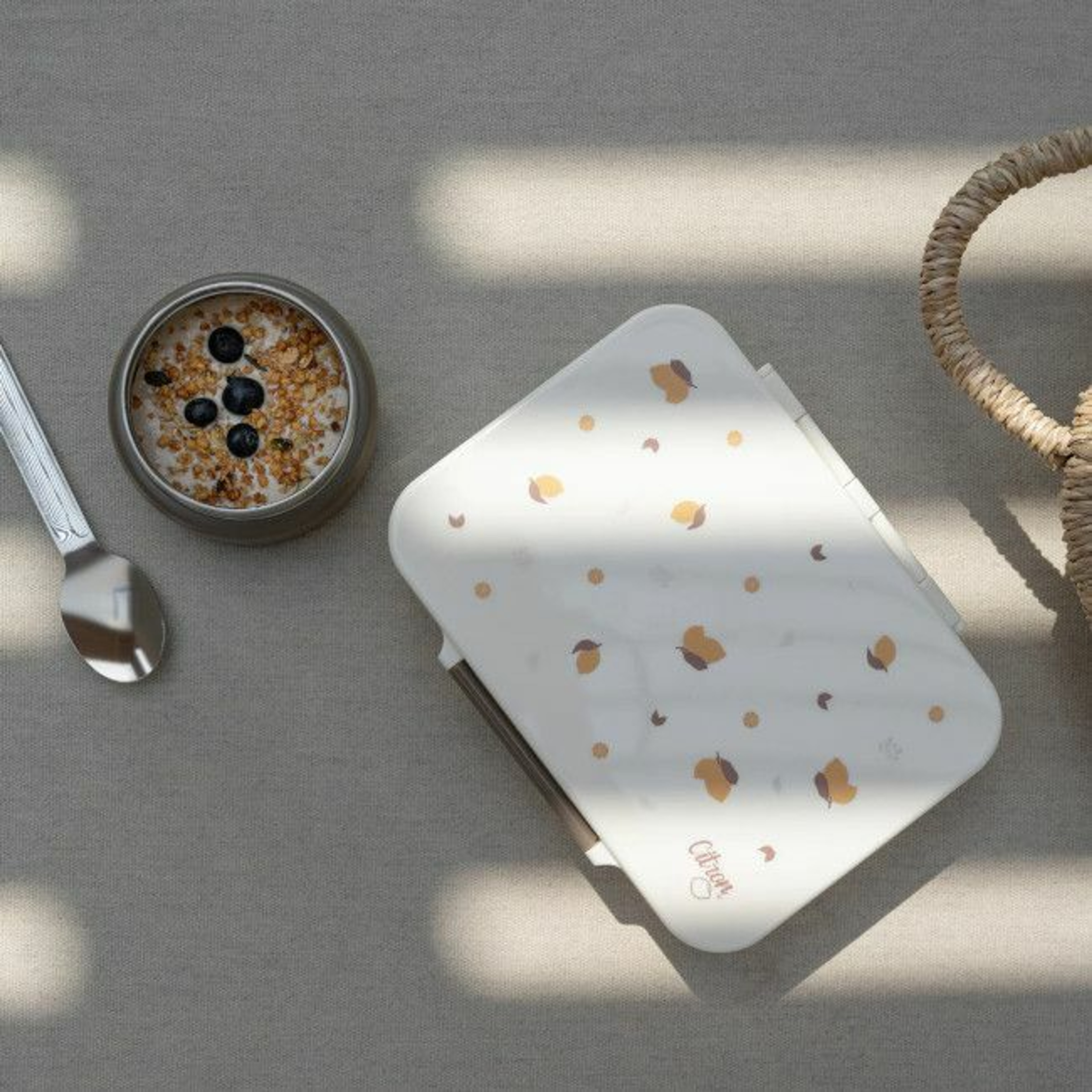 Citron Lancheira Média com Divisórias Lemon 4419625