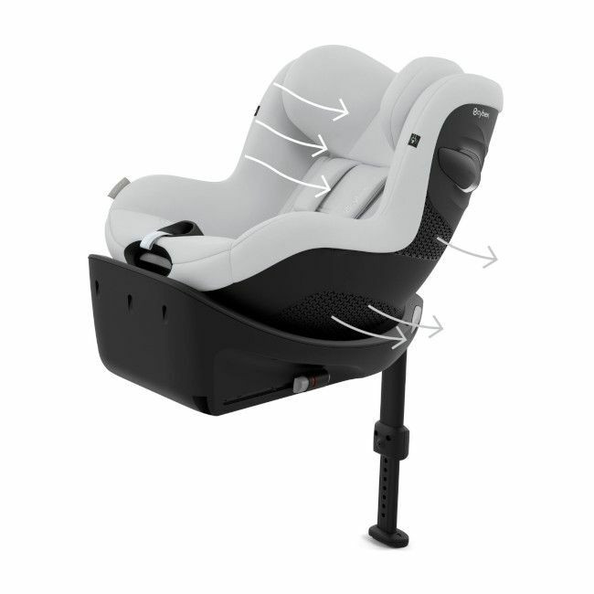 Cybex Cadeira-Auto SIRONA Gi i-SIZE Comfort Fog Grey