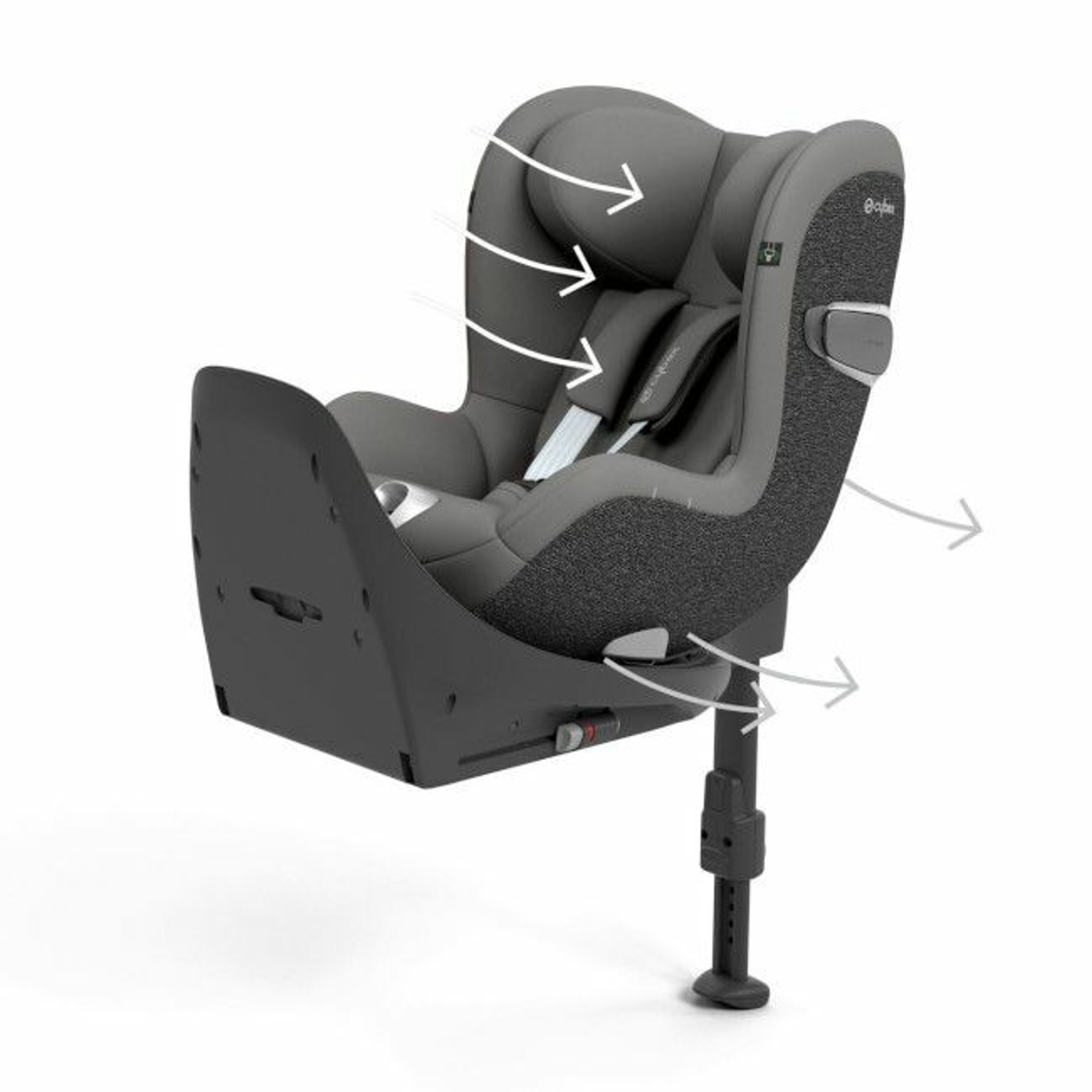 Cybex Cadeira-Auto SIRONA T i-SIZE Comfort Mirage Grey