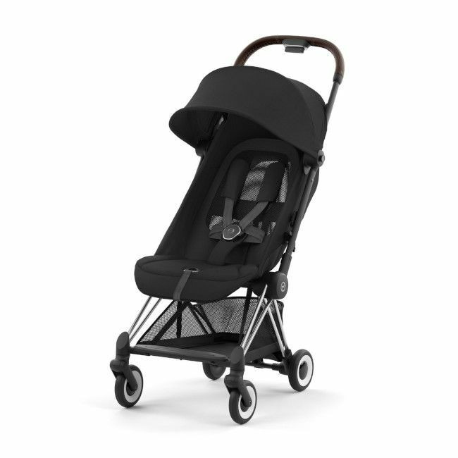 Cybex Carrinho COYA Chrome Brown Sepia Black
