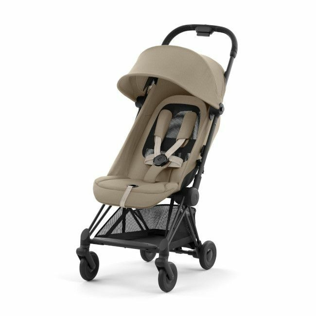 Cybex Carrinho COYA Matt Black Cozy Beige