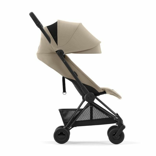 Cybex Carrinho COYA Matt Black Cozy Beige