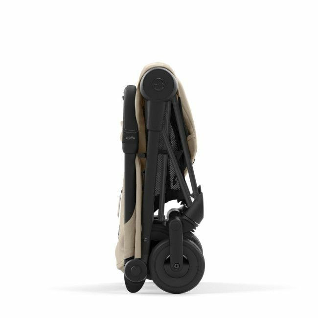 Cybex Carrinho COYA Matt Black Cozy Beige