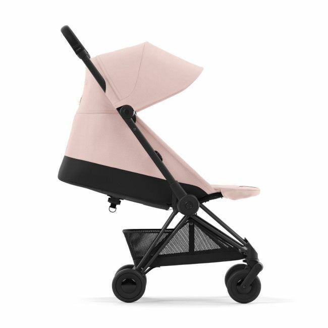 Cybex Carrinho COYA Matt Black Peach Pink