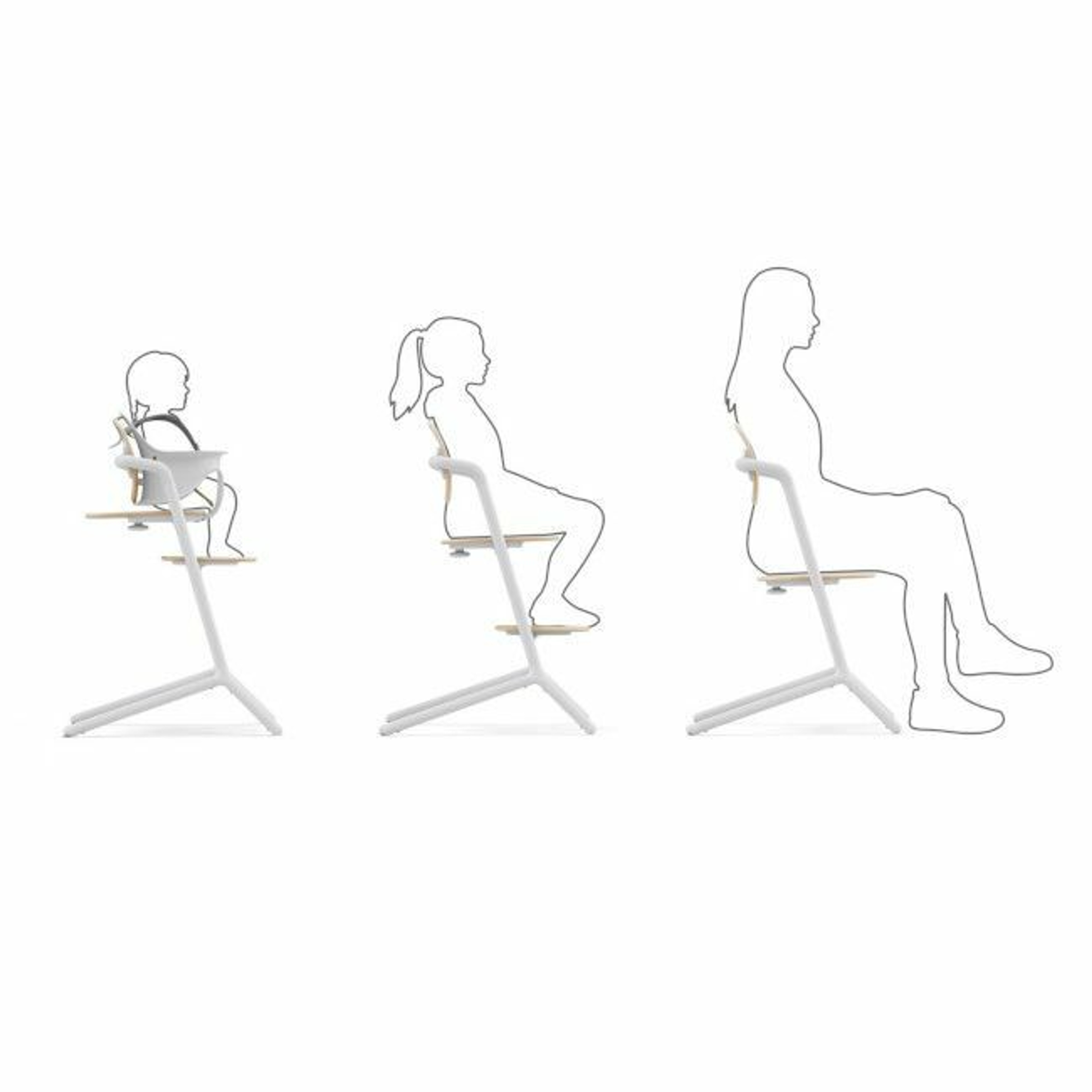 Cybex Conjunto LEMO NG 3 em 1 Sand White