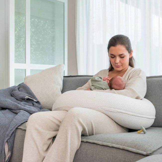 Doomoo Almofada de Amamentação Buddy Silver Dots 5B06