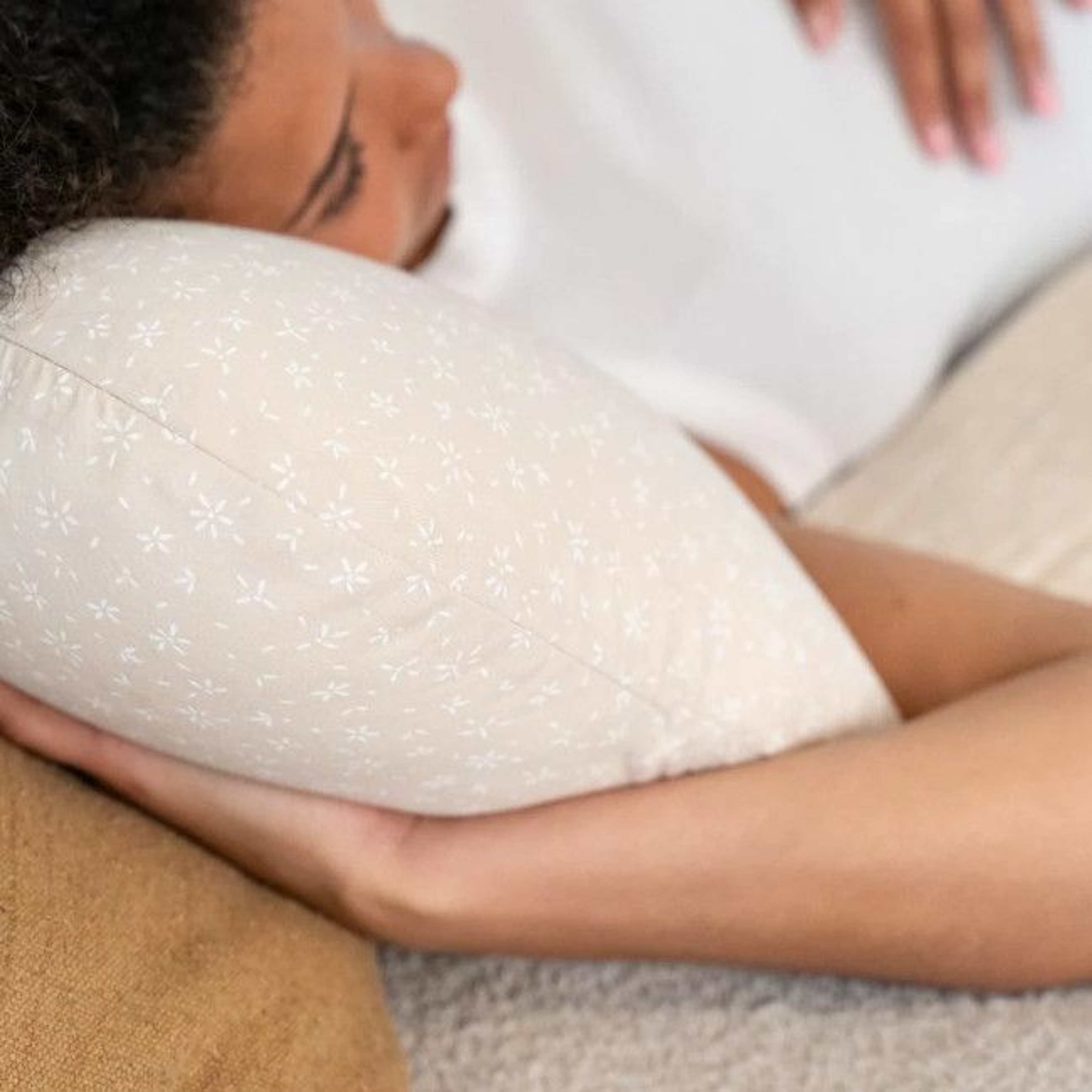 Doomoo Almofada de Amamentação Maxxy XXL Flowers Sand 5XXL02