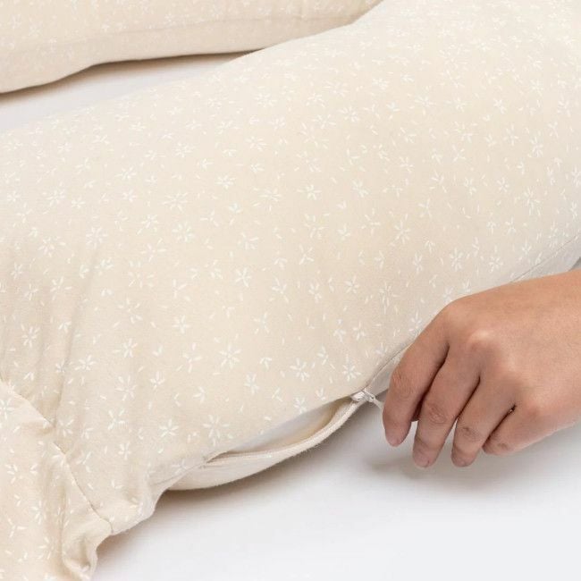 Doomoo Almofada de Amamentação Maxxy XXL Flowers Sand 5XXL02