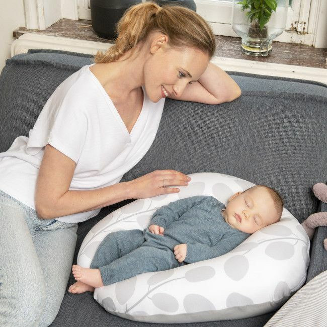 Doomoo Almofada de Amamentação Softy Leaves Grey S32