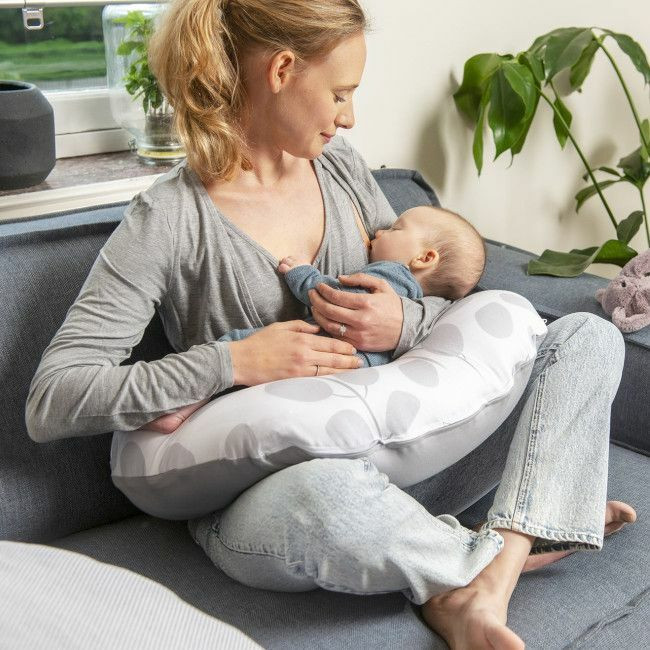 Doomoo Almofada de Amamentação Softy Leaves Grey S32