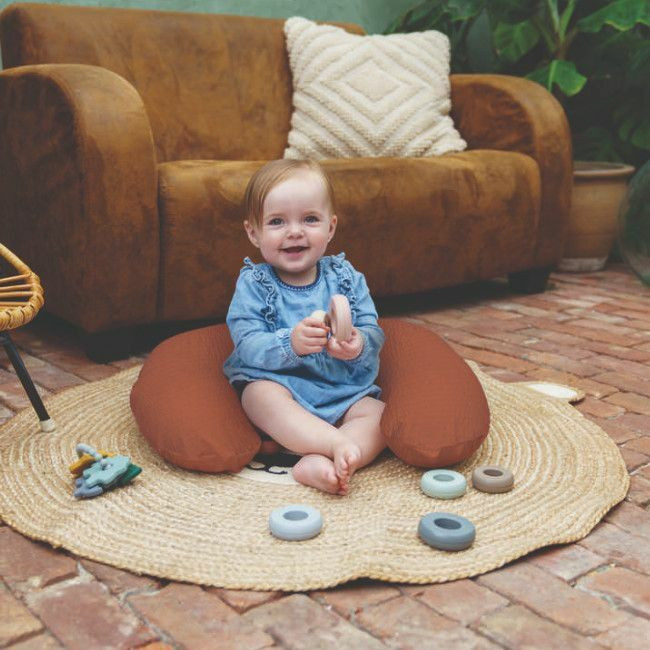 Doomoo Almofada de Amamentação Softy Tetra Terracota Jersey 5S82