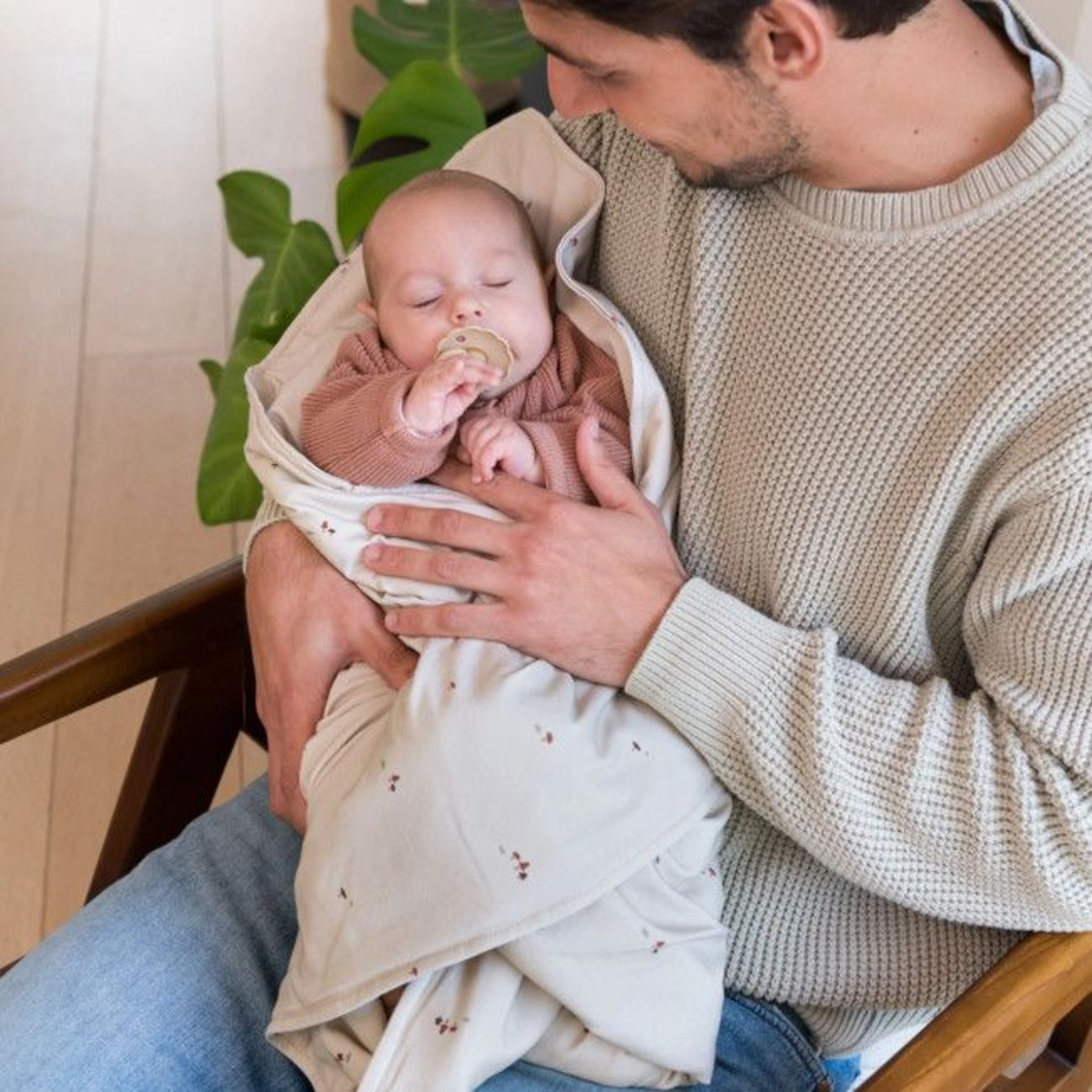 Doomoo Manta Dream em Algodão Orgânico Mushrooms 75x100 5DS84