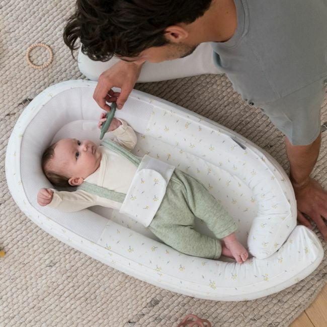 Doomoo Ninho para Bebé Cocoon Flower Yellow 5CO018