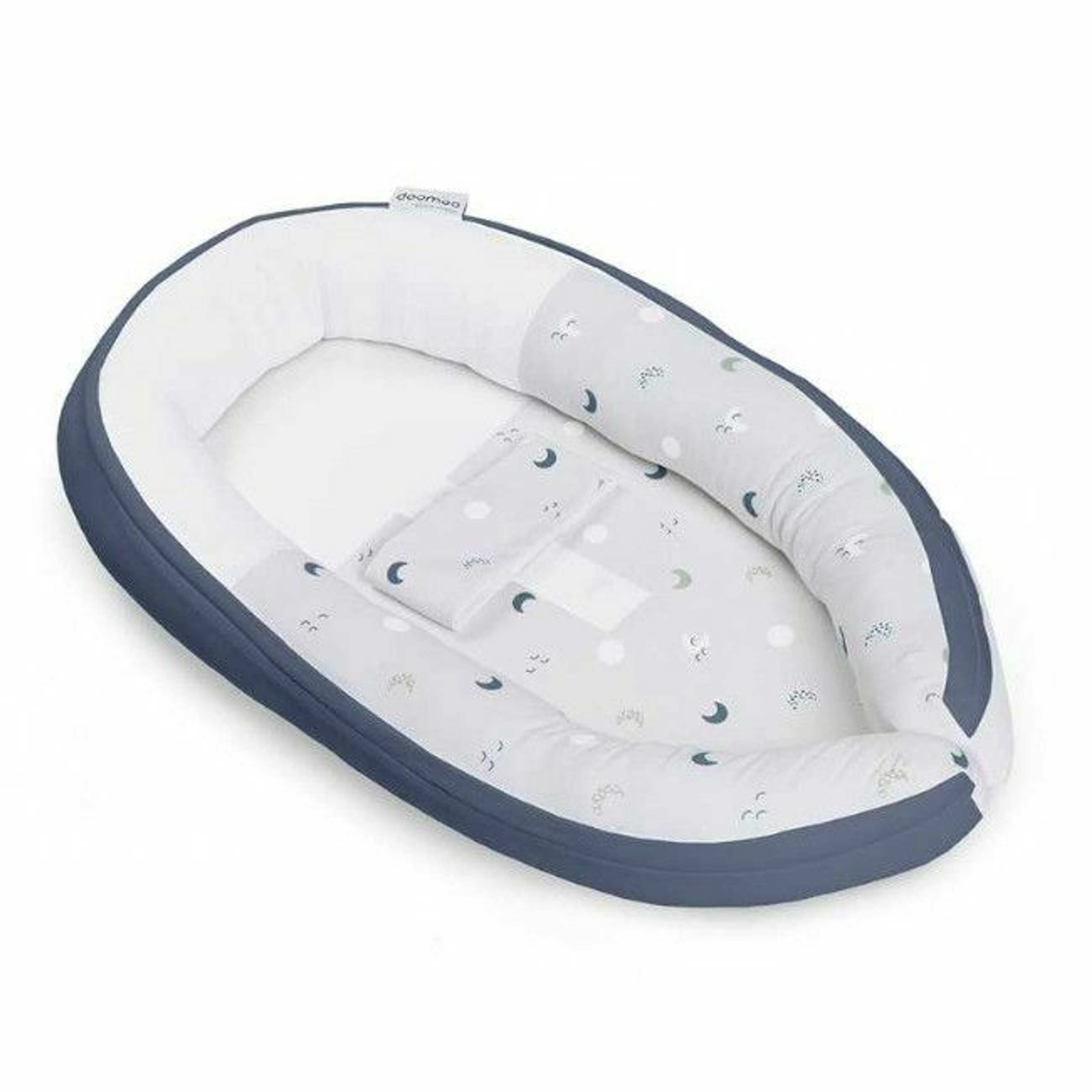 Doomoo Cocoon Baby Nest Moon Blue Grey 5CO10