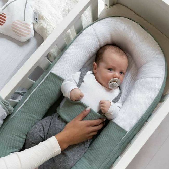 Doomoo Ninho para Bebé Cocoon Tetra Green Jersey 5CO13