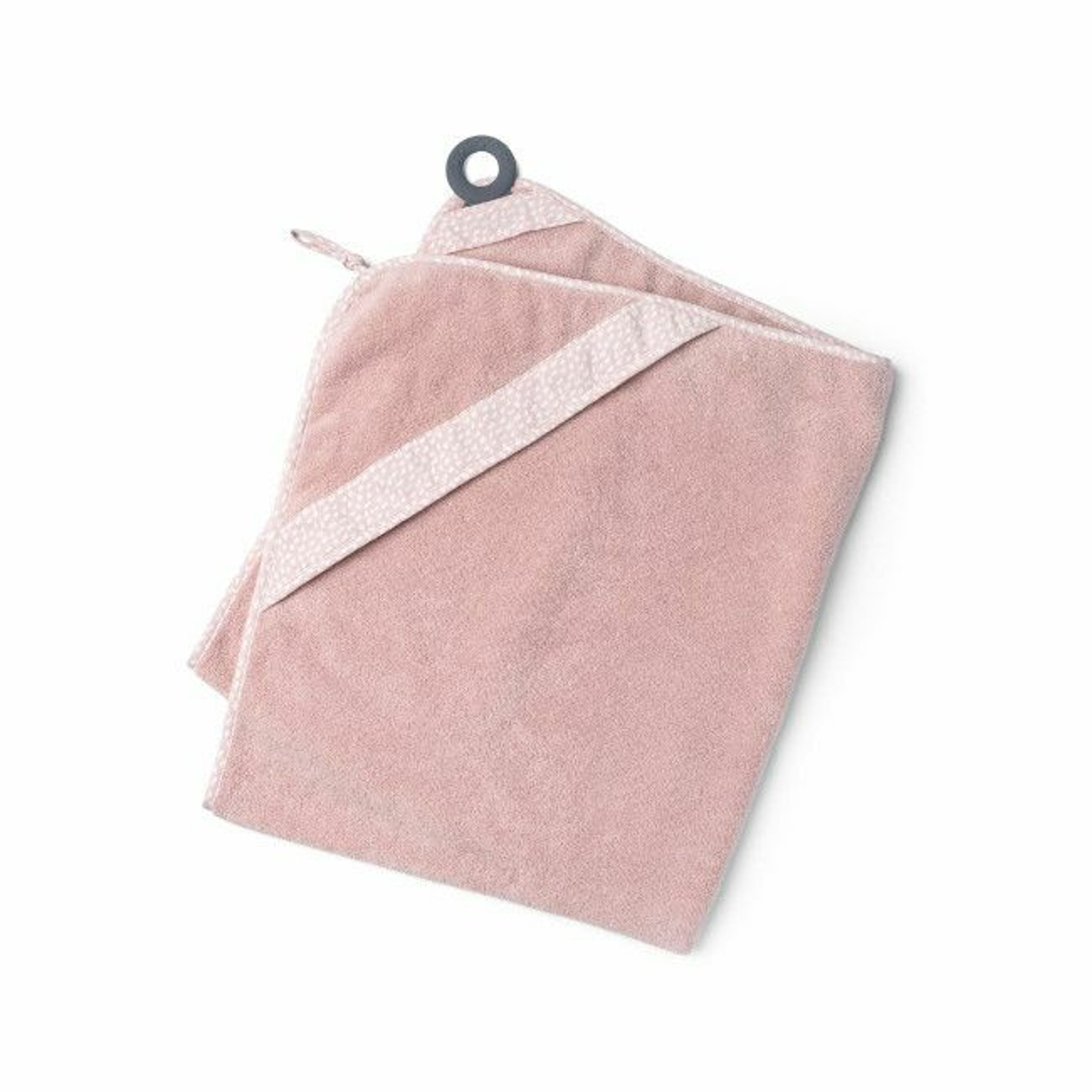 Doomoo Dry’n Play Bath Towel with Teething Ring Pink 5DP04