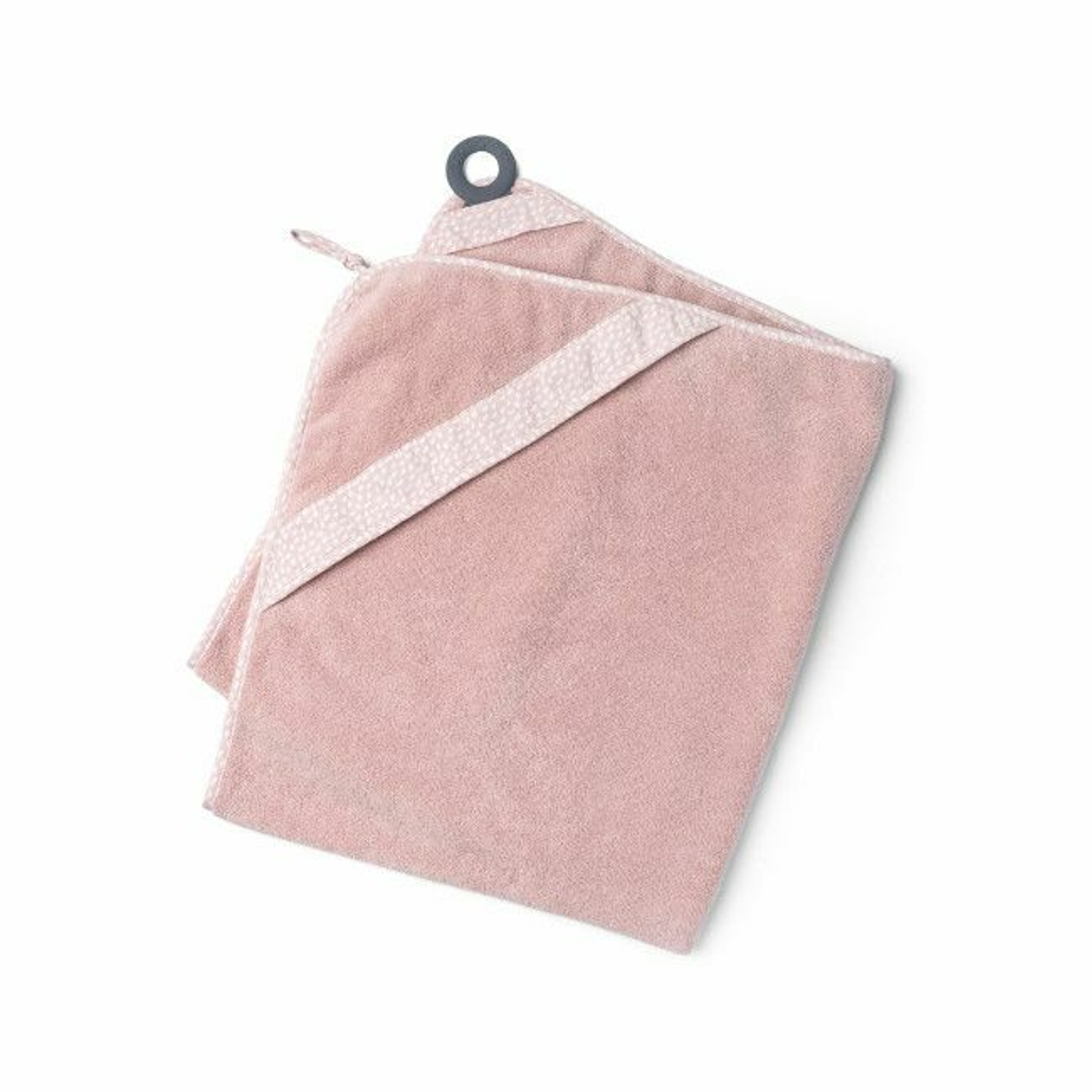 Doomoo Dry’n Play Bath Towel with Teething Ring Pink 5DP04