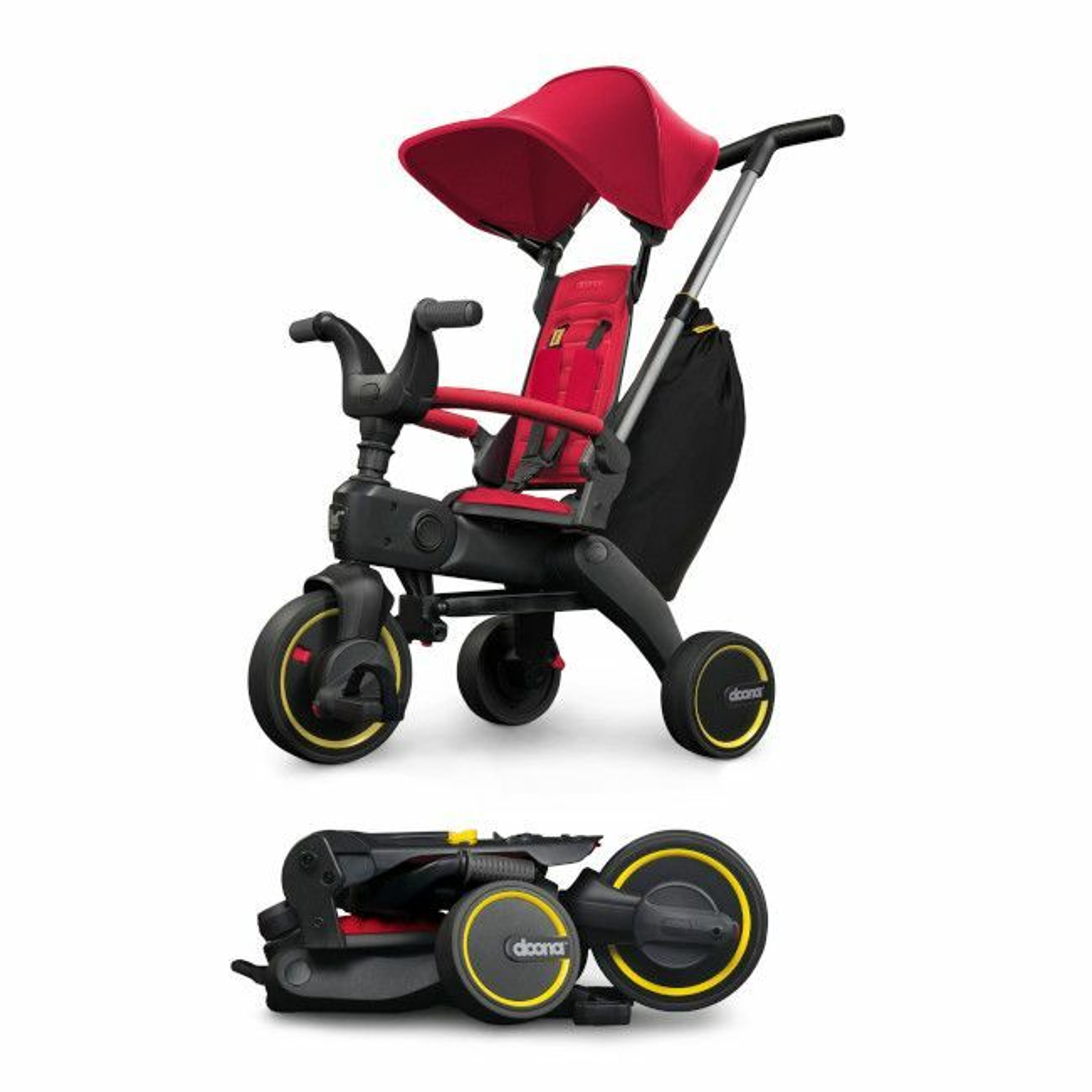 Doona Liki Trike S3 Triciclo Dobrável Flame Red 3543