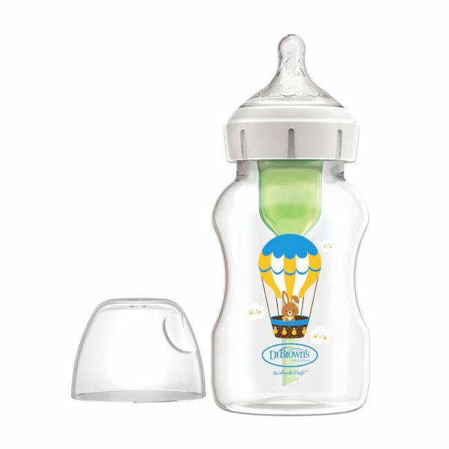 Dr. Brown's Biberão Options+ Gargalo Largo 330ml Coelho 206749.3