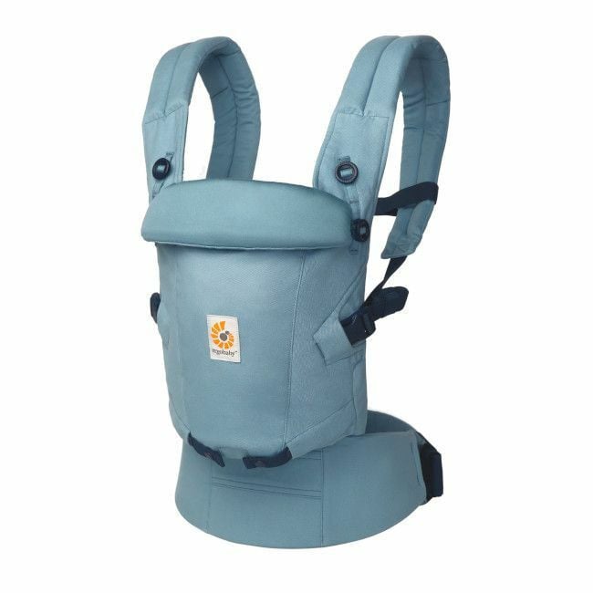 Ergobaby Adapt SoftTouch Cotton Baby Carrier Slate Blue EBCASTCSLTBLU