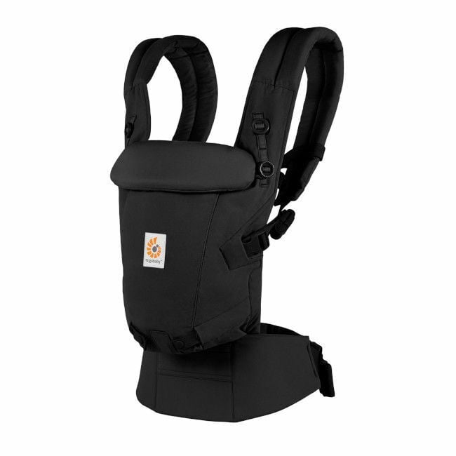 Ergobaby Adapt SoftTouch Cotton Baby Carrier Onyx Black EBCASTCONYX