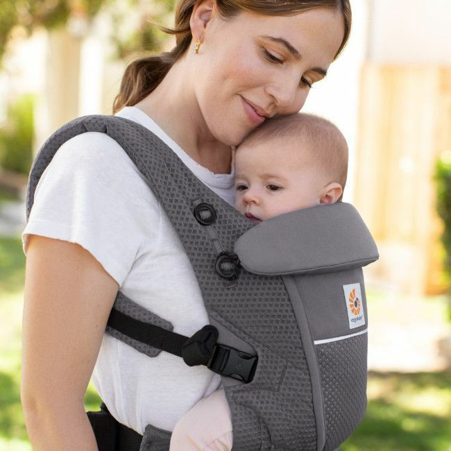 Ergobaby Porta-Bebé Adapt Malha SoftFlex Graphite Grey EBCASFMGRAPH