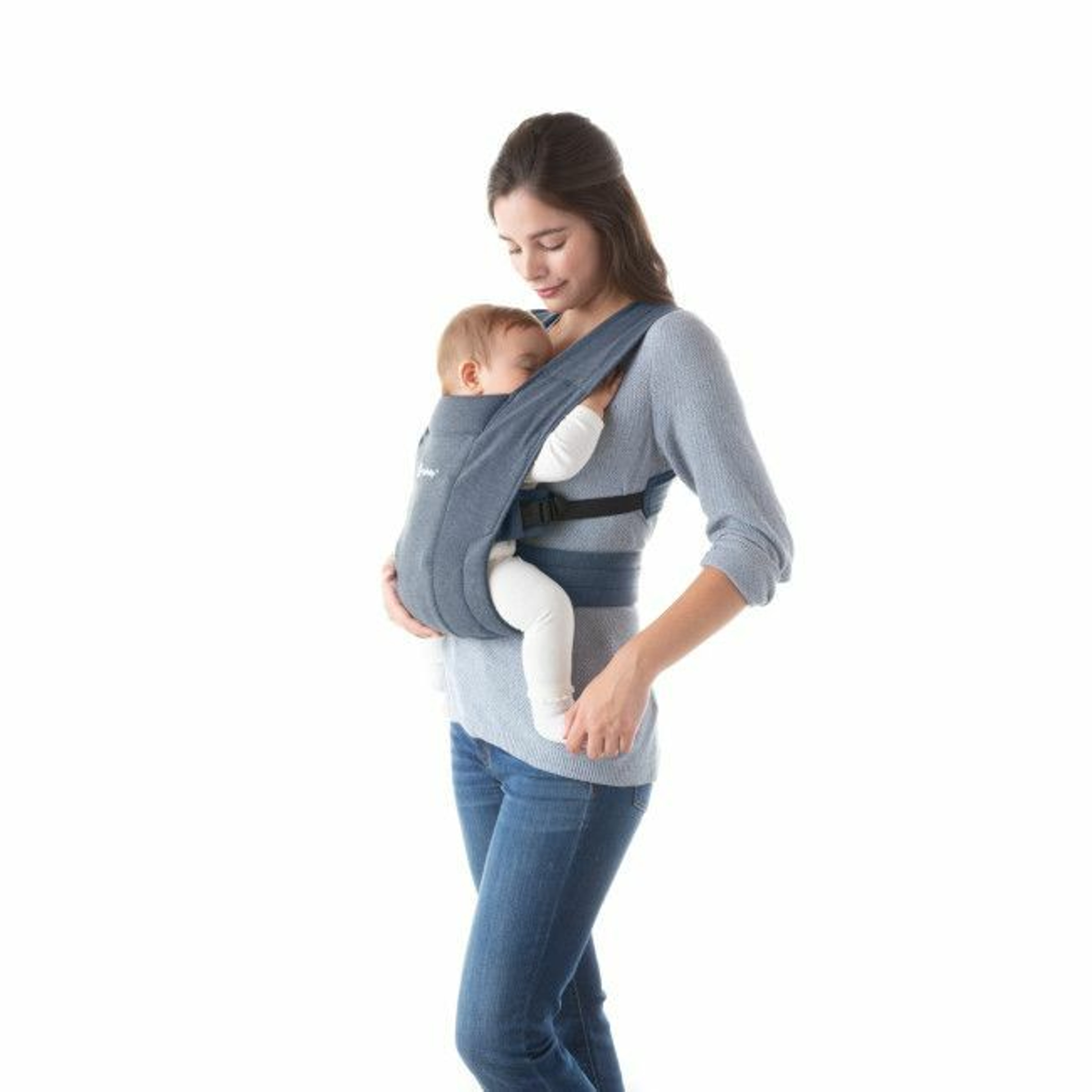Ergobaby Porta-Bebé Embrace Soft Knit Azul Oxford EBCEMAOXBLU