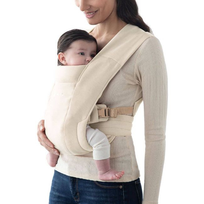 Ergobaby Embrace Soft Knit Baby Carrier Cream EBCEMACRM