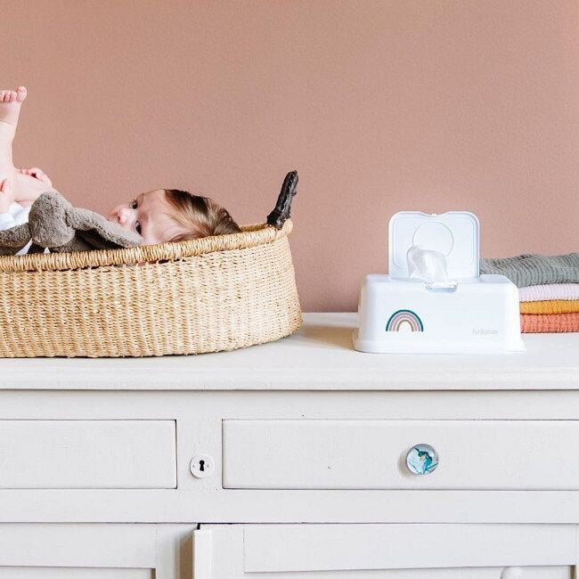 FunkyBox Caixa Toalhetes Branco Arco-Íris FB40