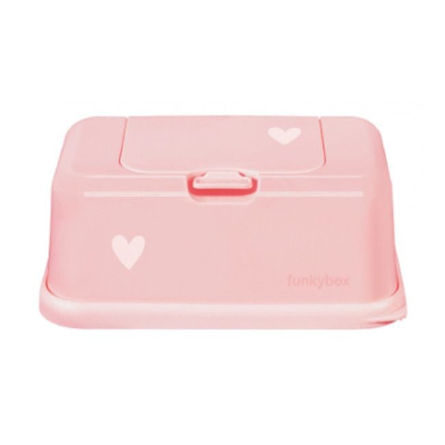 FunkyBox Wipes Box Pastel Pink Heart FB41