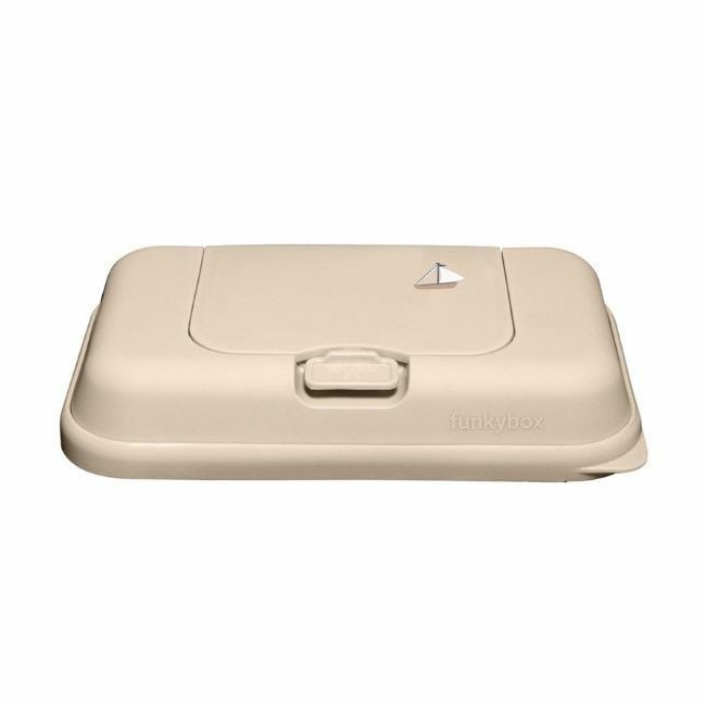 FunkyBox Wipes Box To Go Beige Boat FBTG64