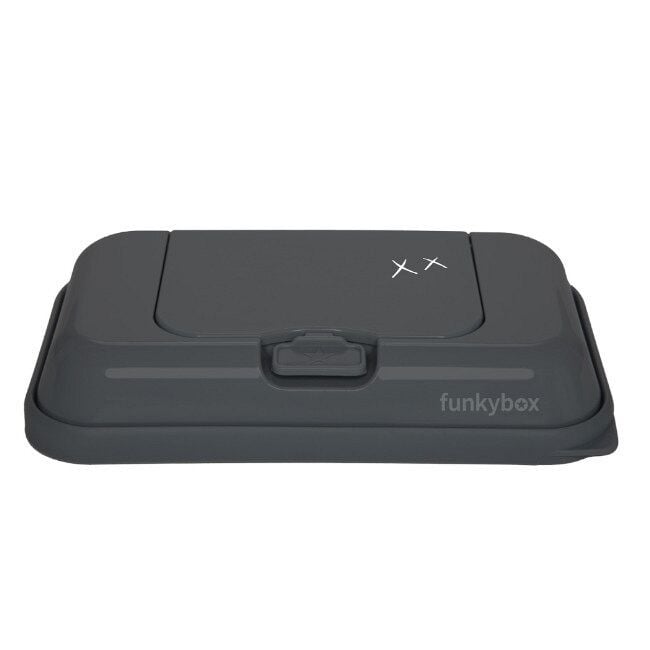 FunkyBox Wipes Box To Go Dark Grey FBTG32