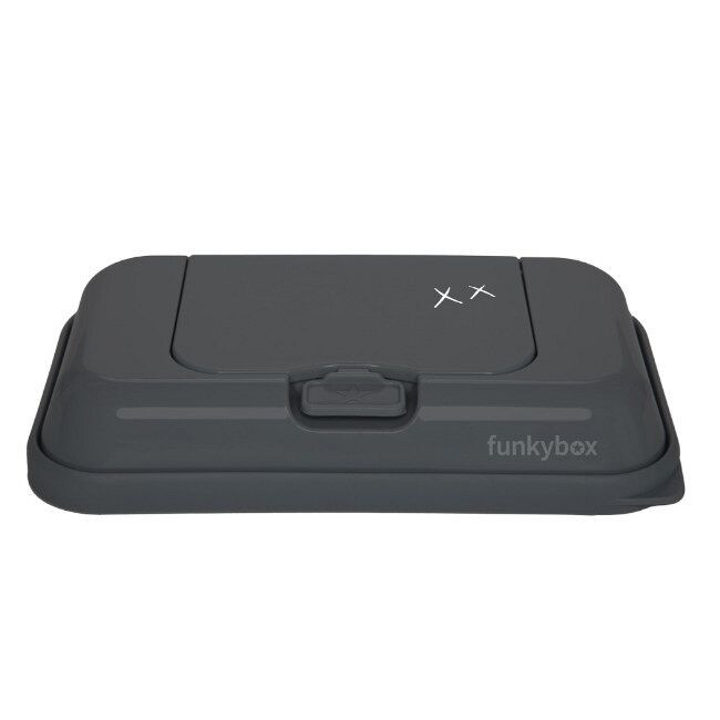FunkyBox Wipes Box To Go Dark Grey FBTG32