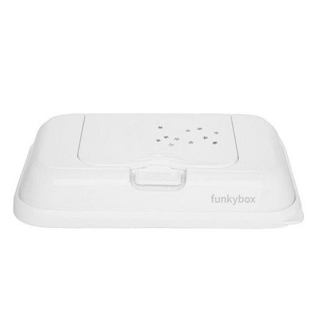 FunkyBox Wipes Box To Go White Little Stars FBTG36
