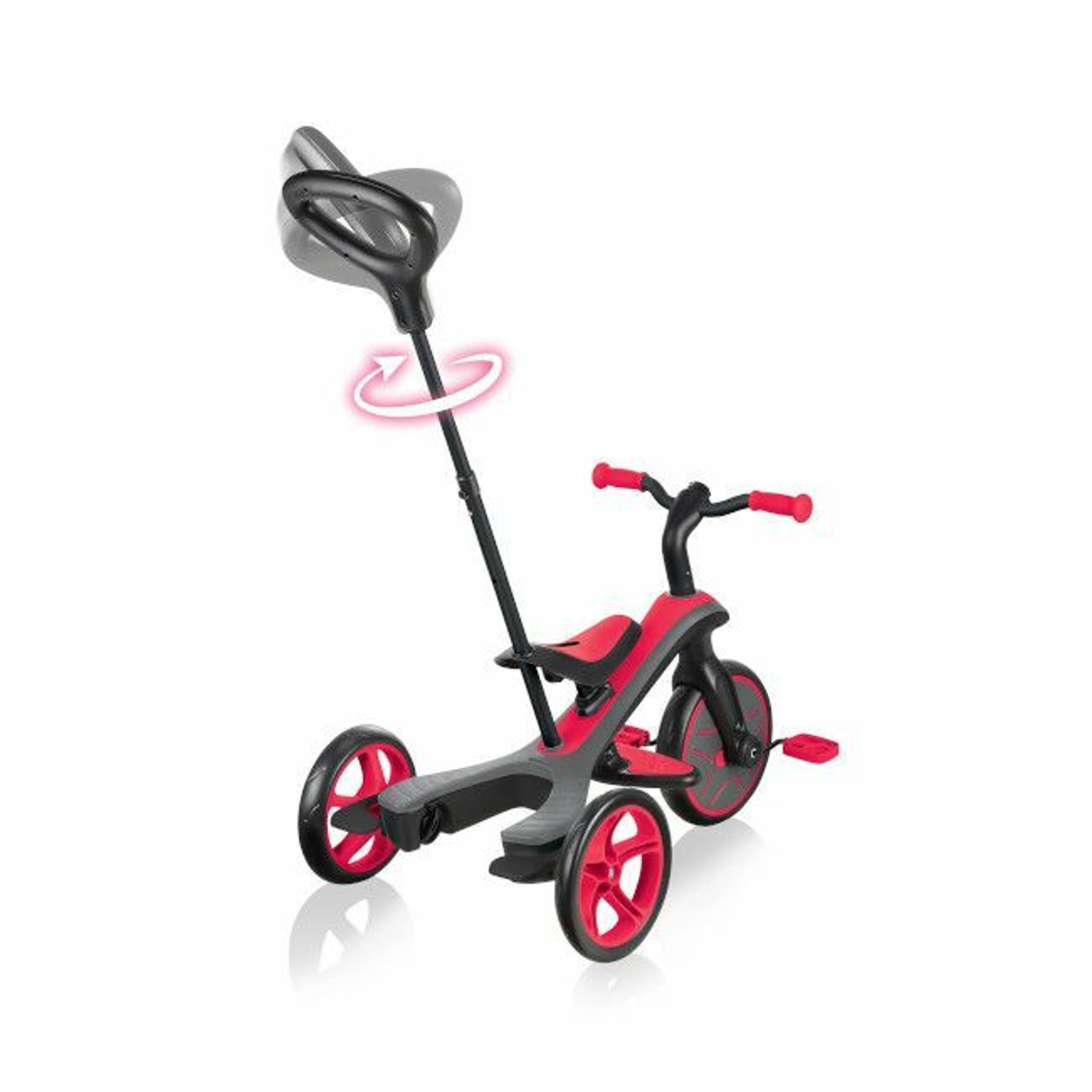 Globber Triciclo Explorer Trike 4 em 1 Vermelho +10M GL6321022