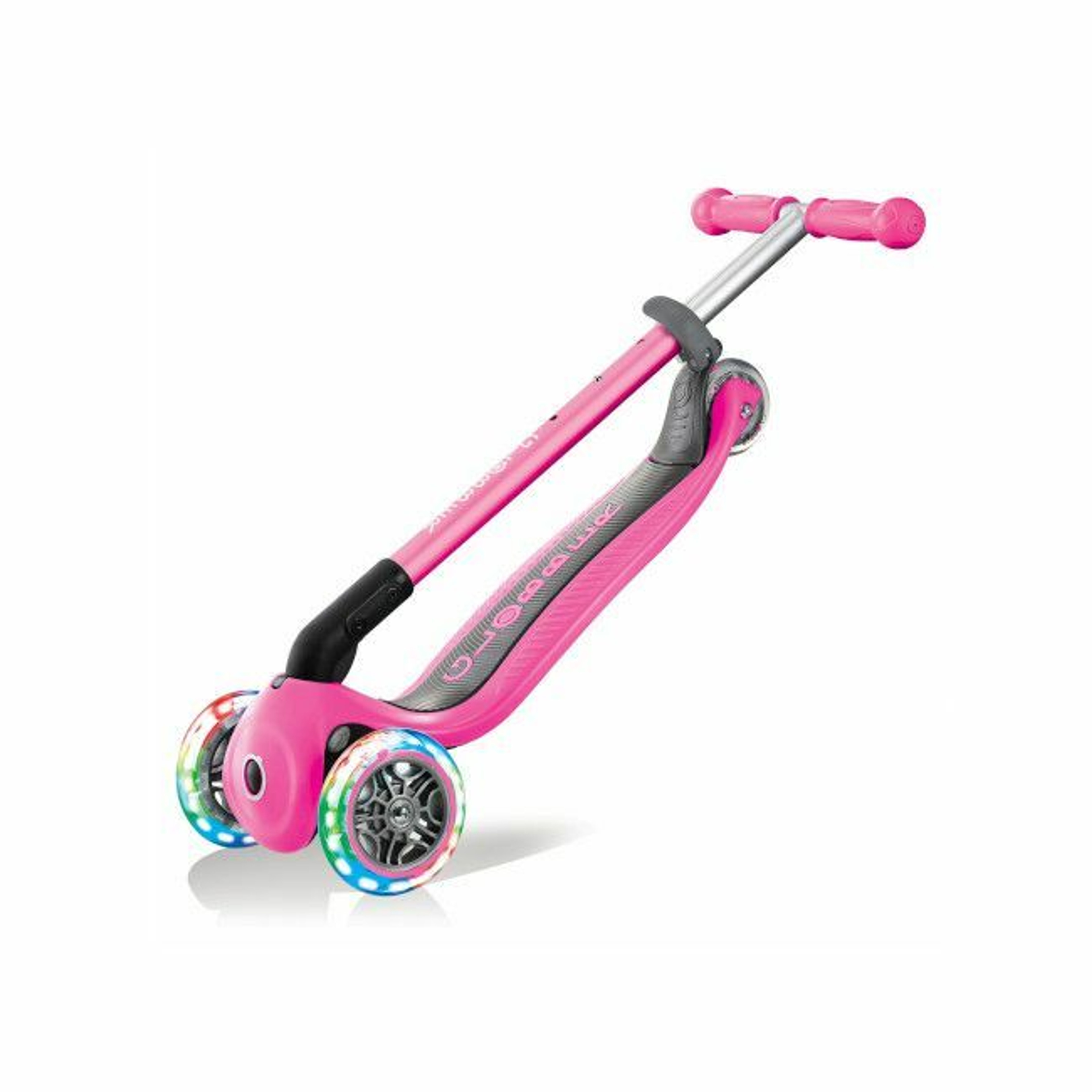 Globber Trotinete Dobrável Primo Lights Rosa Néon +3 Anos GL4321102