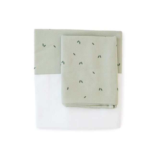 Gloop 3-Piece Sheet Set 70x140 Organic Green GOCL036