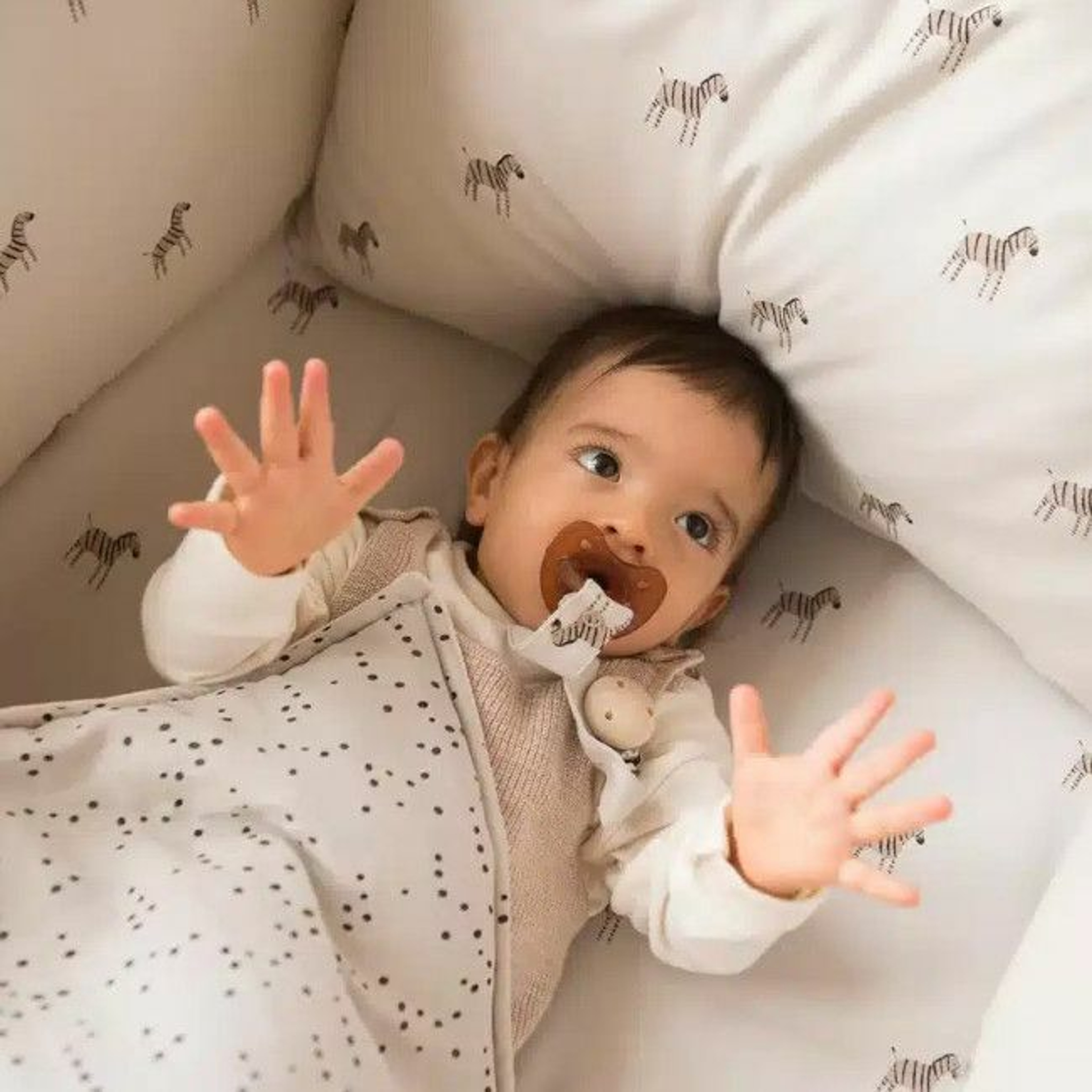 Gloop Edredon com Enchimento + Fronha 100x140 Zebra GOEDE051