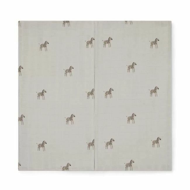 Gloop Muslin 100x100 Zebra GOFG051