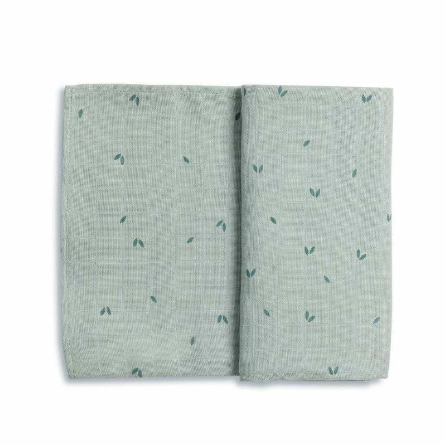 Gloop Muslin 70x70 Organic Green GOFT036