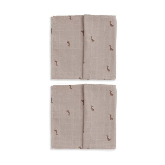 Gloop Pack of 2 Muslins 50x50 Safari GOPFN040