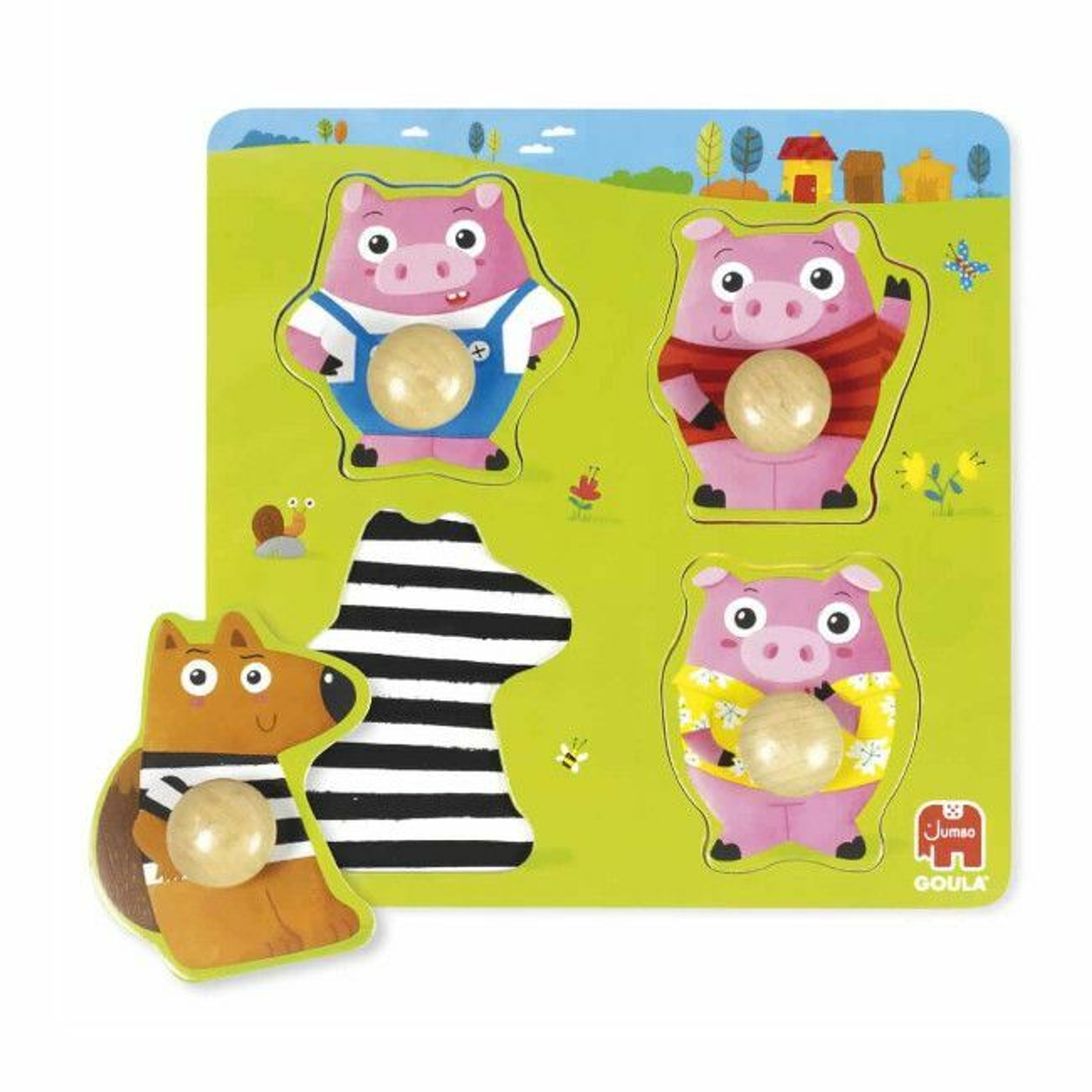 Goula Puzzle 3 Porquinhos +12M 59452