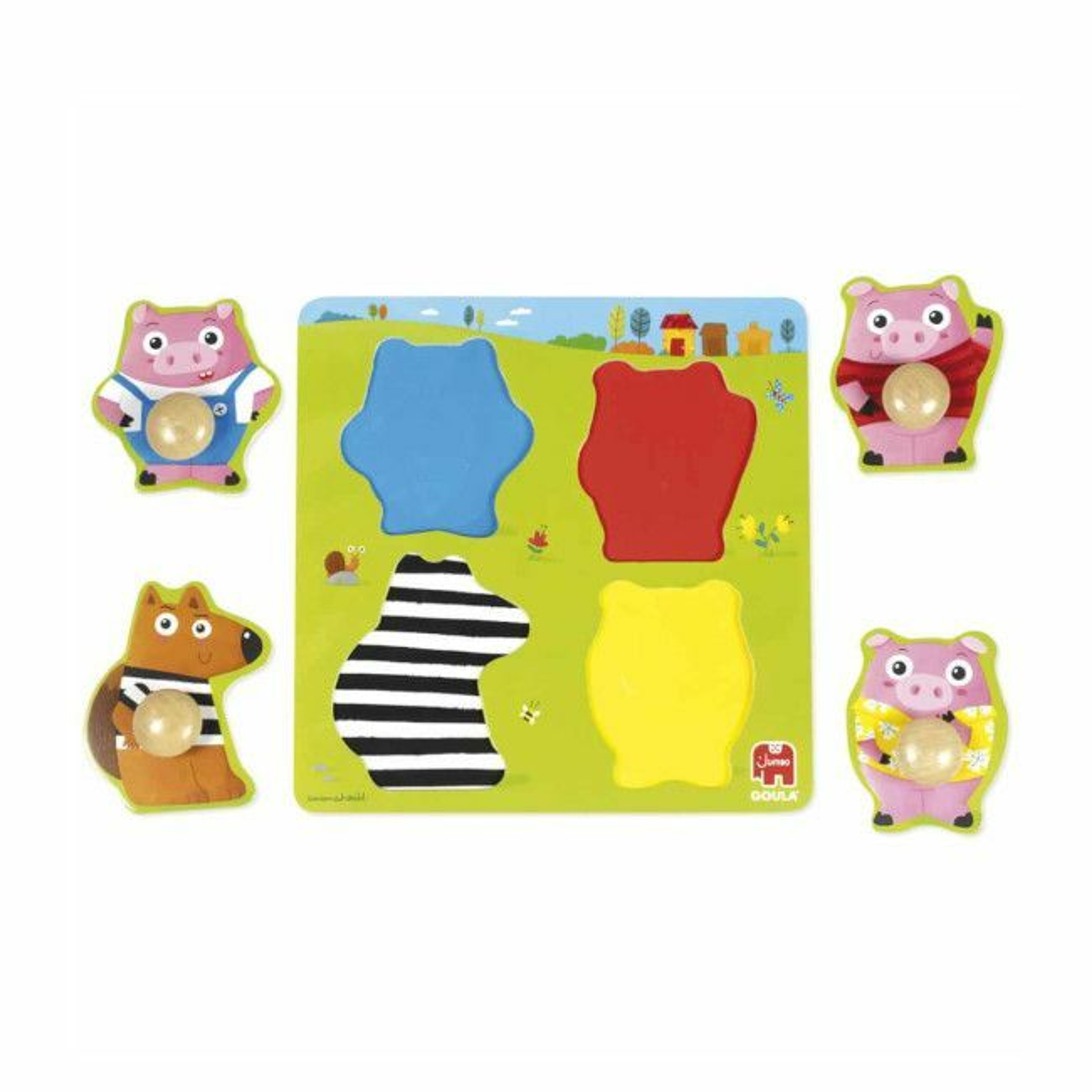 Goula Puzzle 3 Porquinhos +12M 59452