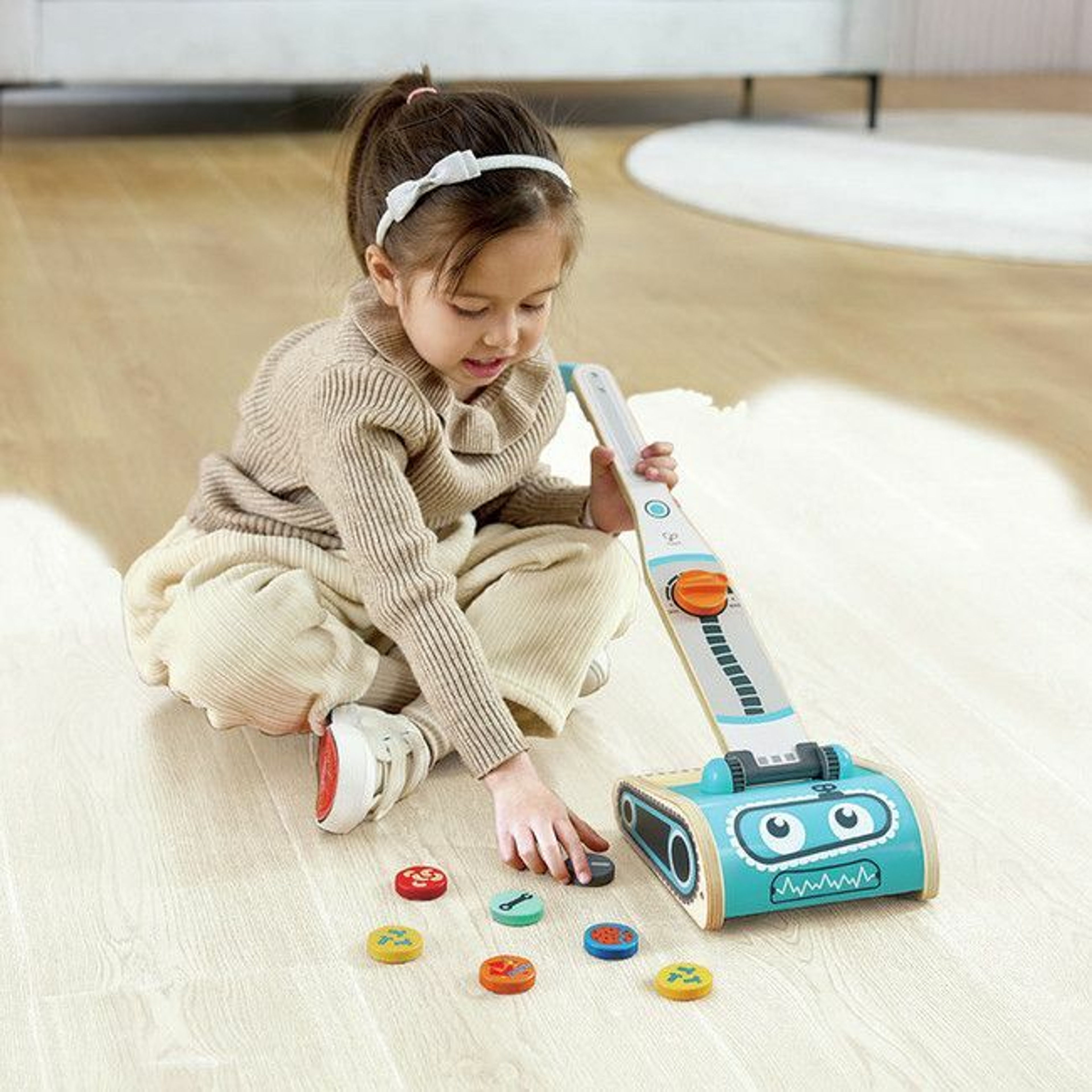 Hape Aspirador em Madeira +2 Anos E3056