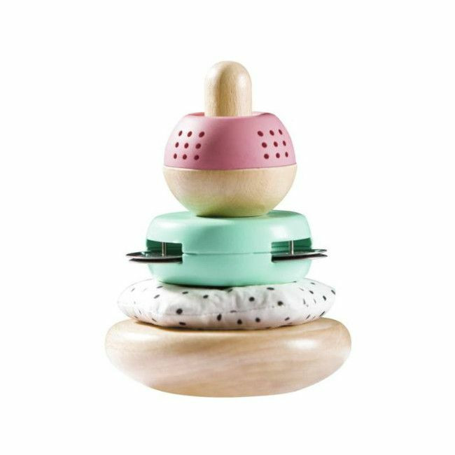 Hape Textured Stacking Toy 10M+ E8502B